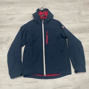 Chick-fil-A Men Navy Blue Windbreaker Size Medium